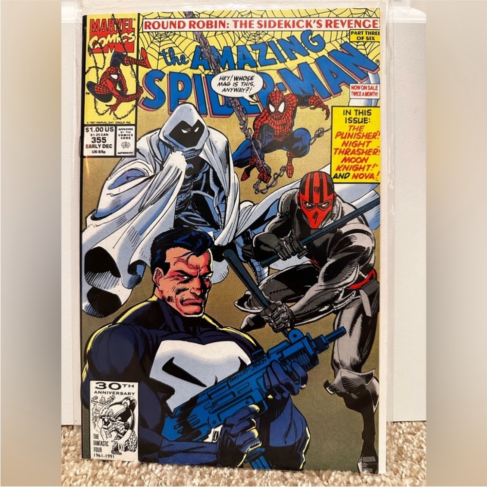 Vintage 1991 The Amazing Spider-Man #355